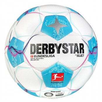 Derbystar Wettspielball offizieller Spielball der Bundesliga und 2.Bundesliga 2024/25, Größe: 5 I TOBA-Sport.Shop