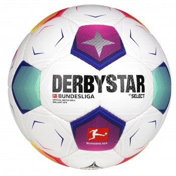 Derbystar Wettspielball offizieller Spielball der Bundesliga und 2.Bundesliga 2023/24, Größe: 5