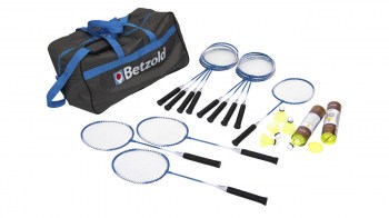 Betzold Badmintonschläger-Schul-Set "PLUS" für Anfänger mit Tasche + Bällen ITOBA -Sport.Shop
