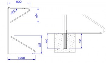 Handballtor 3x2m - Stahl - in Bodenhülsen I TOBA-Sport.Shop